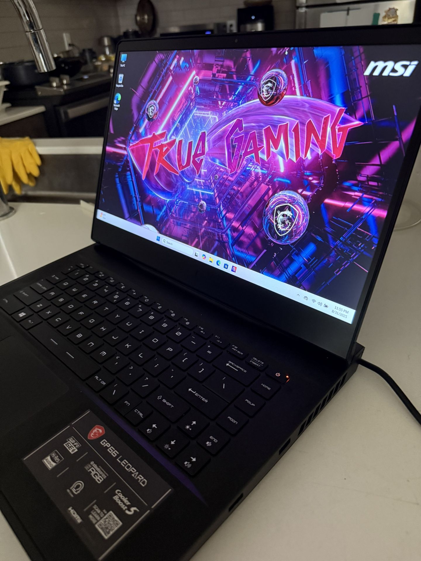 MSI Gaming Laptop — Intel i7-11800H / RTX 3080 / 16GB DDR4 / 512GB SSD / 15.6” FHD 144Hz