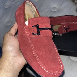 Alfani Red Suede Dress Shoes