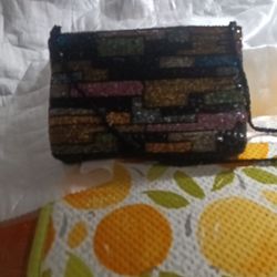 Beaded Shoulder Evening Purse 