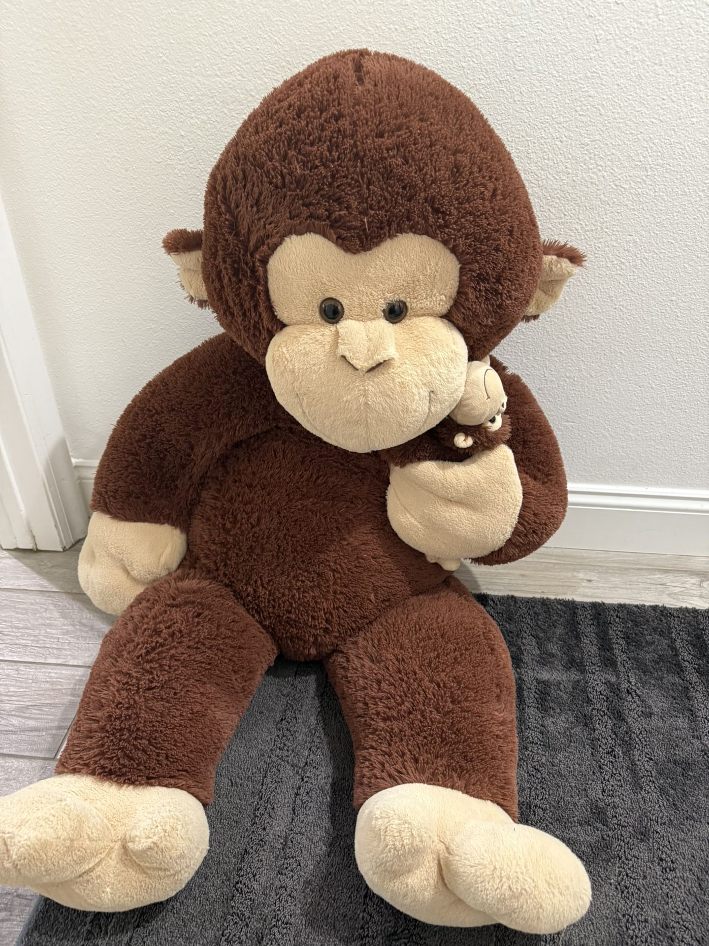Large Monkey And Baby Monkey Plush