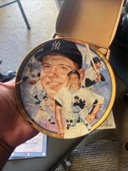 Mickey Mantle Collector plate