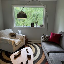 Modern contemporary arch lamp