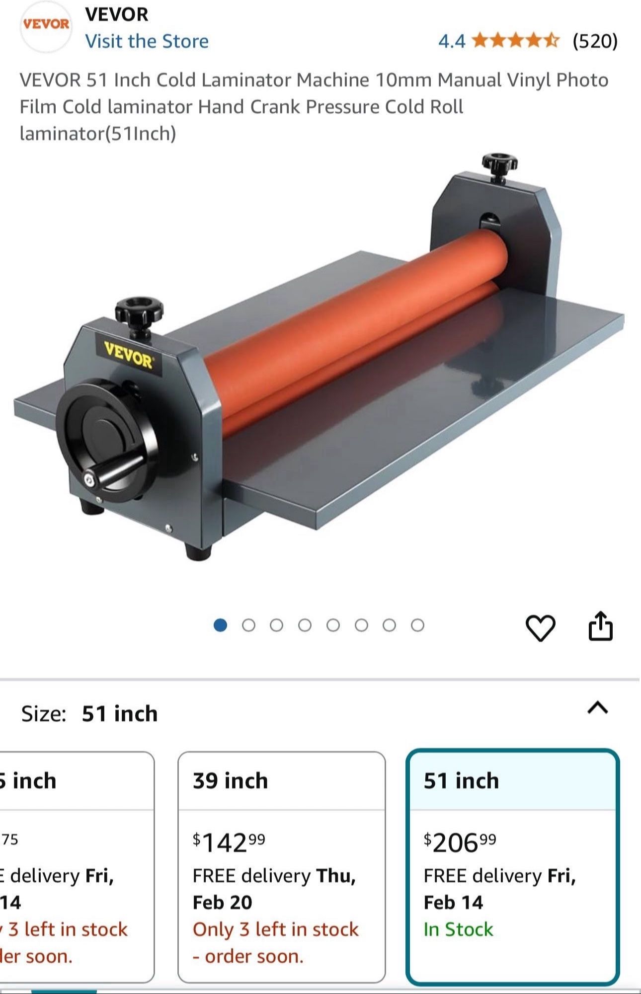 Laminator Machine 51” 