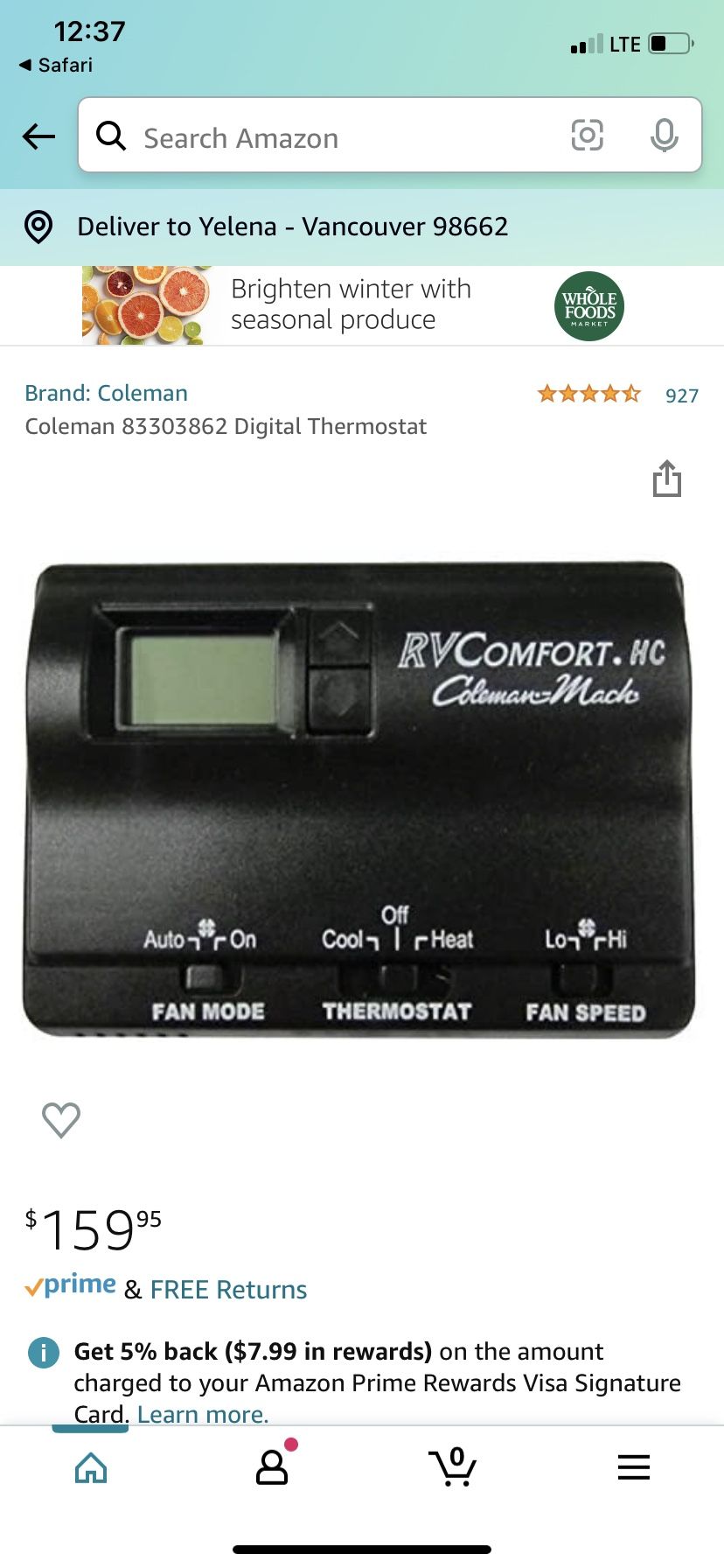 Rv Thermostat