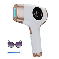 IPL Laser Hair Removal for Women and Men, 3-in-1 Upgraded 999,900+ Flashes Painless at-Home Hair Removal Device, Permanently Reduces Body and Facial H