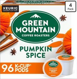 Green Mountain Coffee Pumpkin Spice K-Cup Pods, Light Roast Coffee, 96 Count (exp 2028)