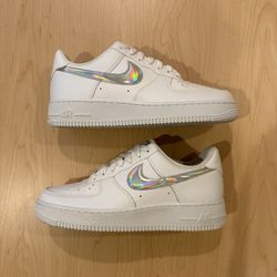 (WMNS) Nike Air Force 1 Low 'Iridescent Swoosh' - Women Size 8.5