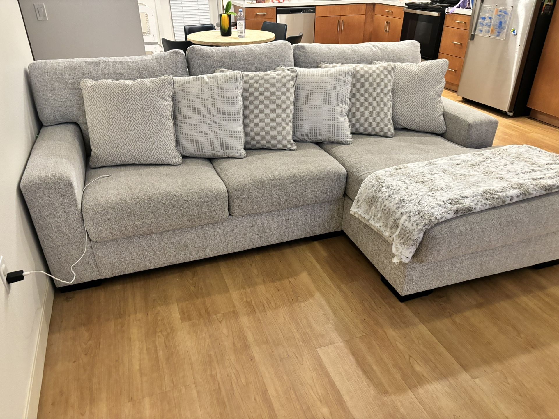 Light Grey Sectional Couch
