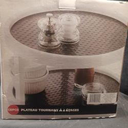 BRAND NEW Copco Two-Tiered turntable 12"