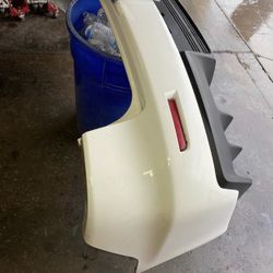 2014 LANCER EVO X REAR BUMPER  WHITE 