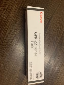 Genuine Canon GPR-22 Black Toner - New (Unused) Sealed - Made In Japan