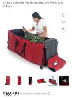 Christmas tree storage Bag With Free Artificial Tree Included 