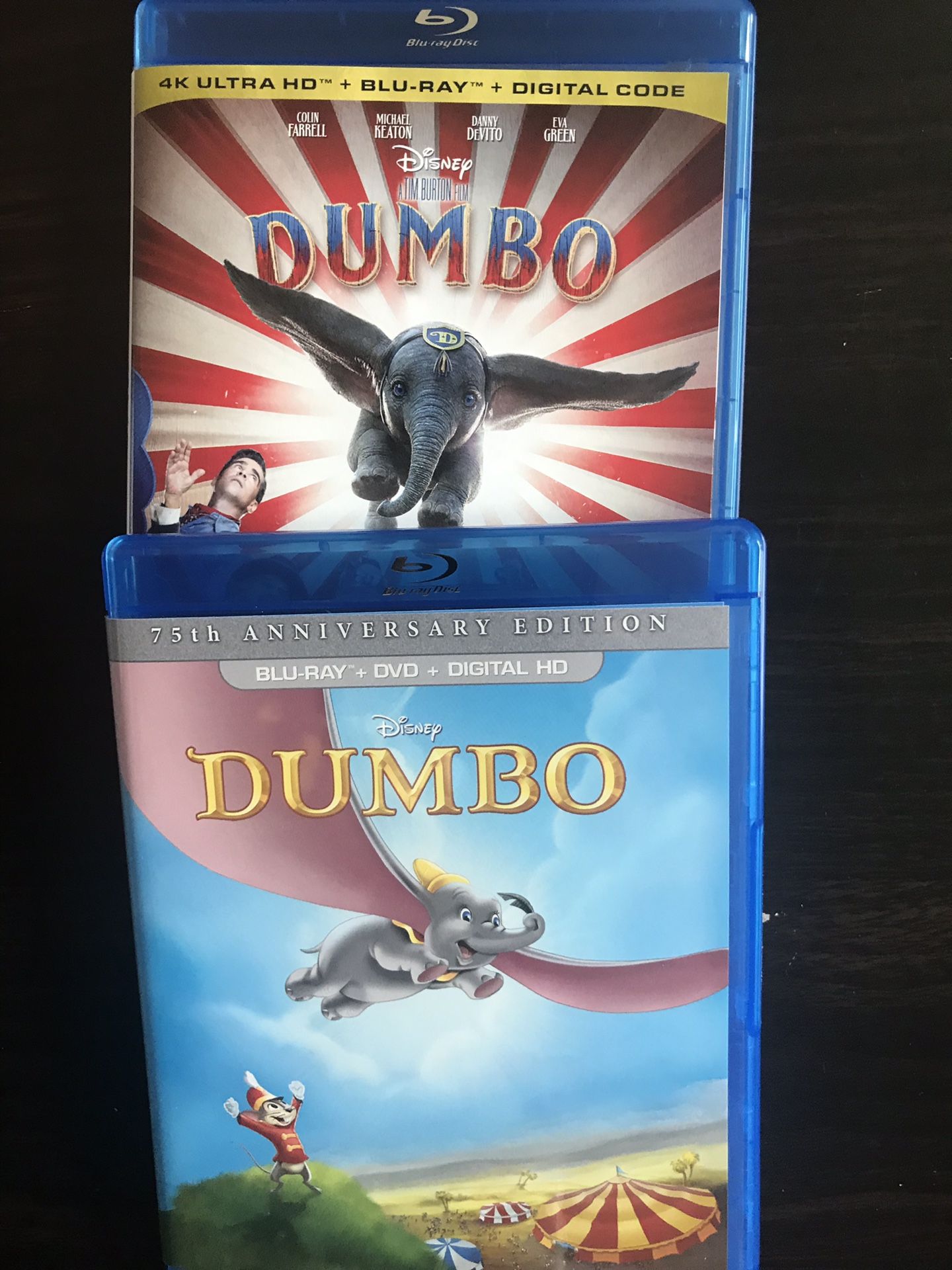 Dumbo 2 movies Blu-ray, all for $24, Disney Marvel DC Harry Potter the Star Wars movies Bluray and dvd collectors