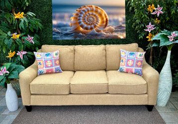 Used Beige Yellow LaZboy Couch