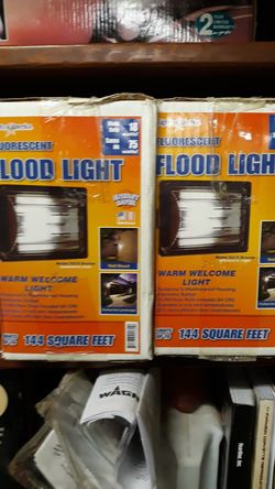 2. brand new Flood lights security lights scare prowlers away