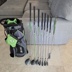 U.S. Kids Golf WT15-s Ultralight Junior Set (54"-57") - 8 Piece Set & Stand Bag