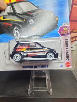 2026 Hot Wheels COMPACT KINGS 4/10 '85 Honda City Turbo II 105/250