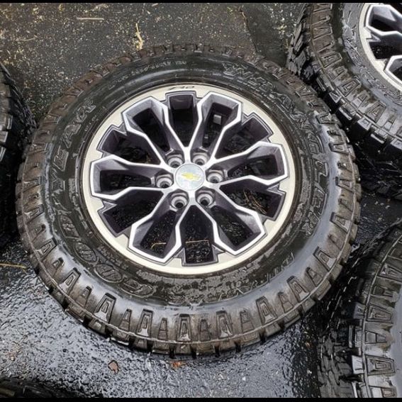 Set Of Wheels Tires And Sensors