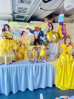 Princess Belle Party Decor 