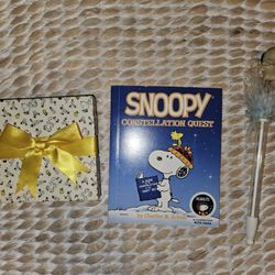 Snoopy Bundle Snoopy Gift Box Snoopy Constellation Quest Book Snoopy Ink Pen 