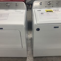Maytag Topload Washer Gas Dryer Set
