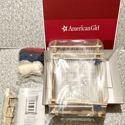 American Girl Josefina's Weaving Loom Complete Box Loom Tools Balls Yarn New