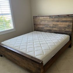 King Bed Frame And Mattress 
