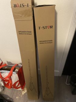 2 Speaker Tripod Stands