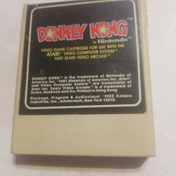 Nintendo Donkey Kong video game  Cartridge For a use with the  Atari Use no box