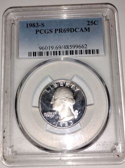 1983 S Quarter - PR69 DCAM
