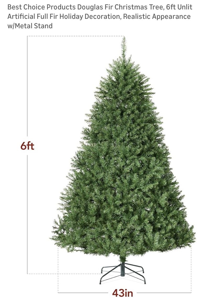 6 Ft Artificial Christmas Tree