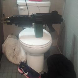 High Powered Machine Gun Gel Ball Blaster 