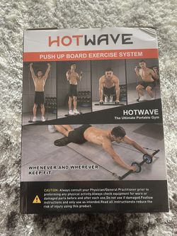 Hot Wave Push Up Board Exercise System