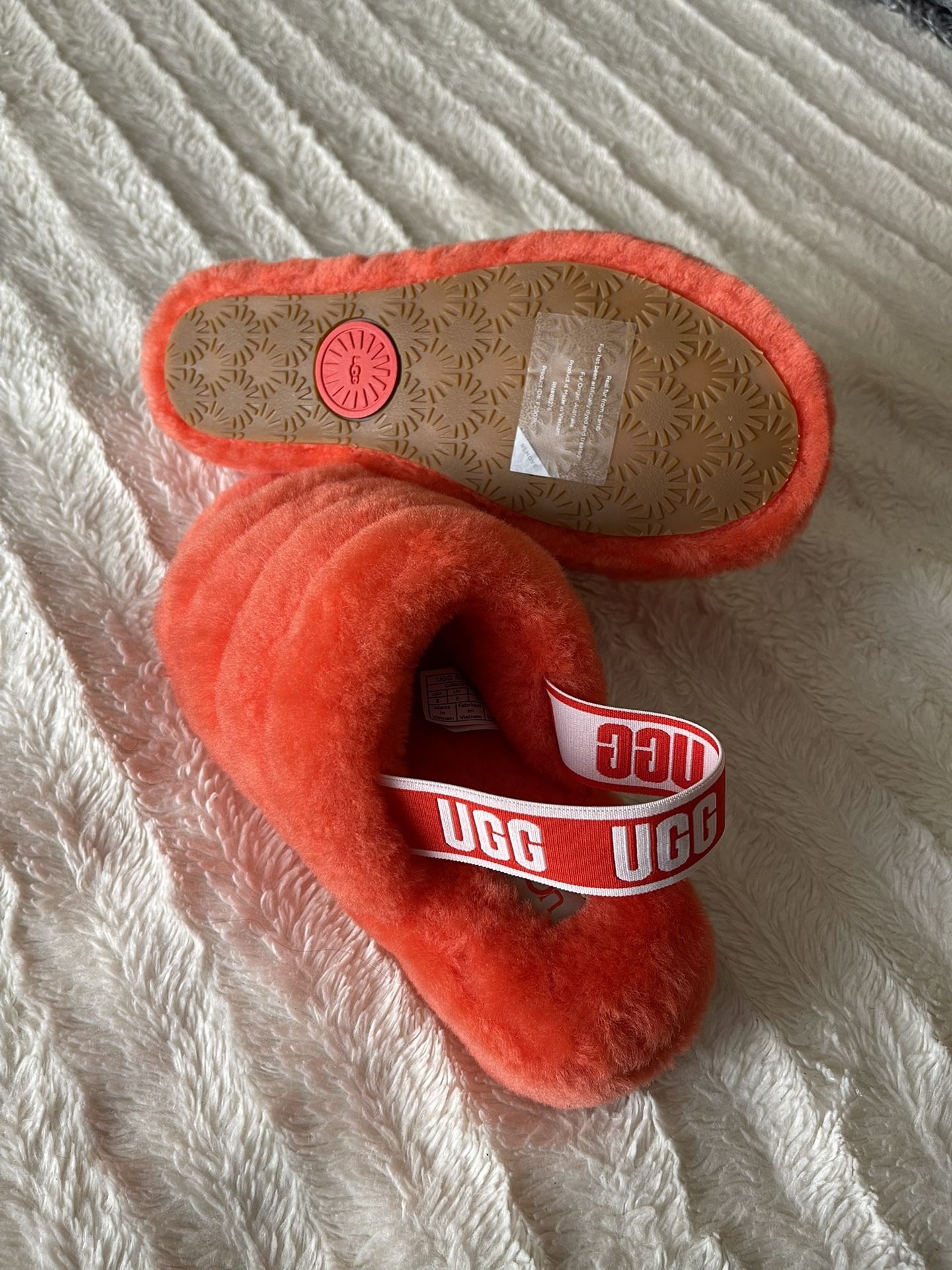 New women’s UGG FLUFF YEAH SLIDE SLIPPERS