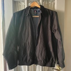 Black Chaps Jacket Size L