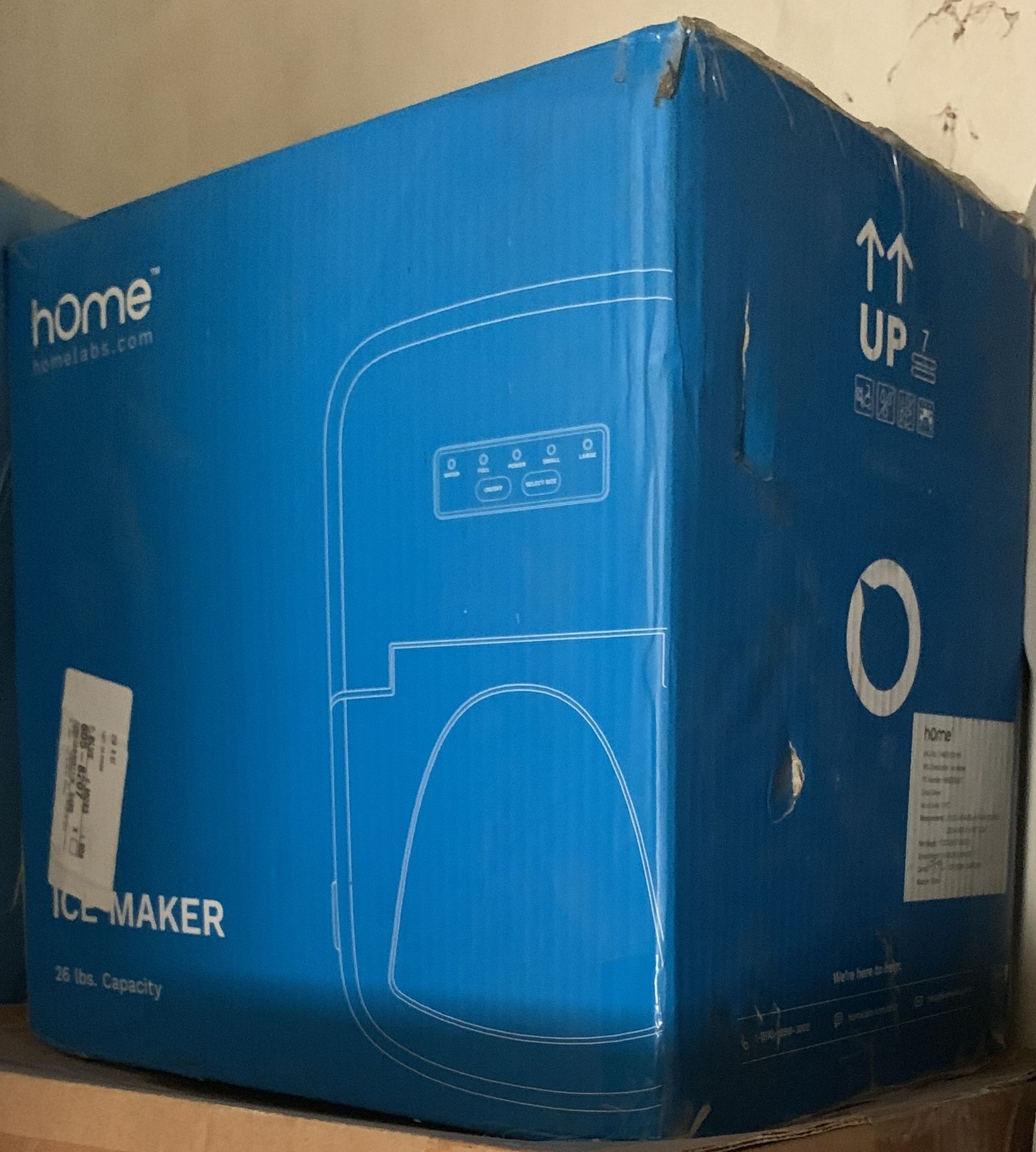Homelabs hOme Icemaker Blue 26Lbs Capacity