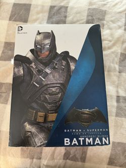 DC Collectibles Armored Batman vs. Superman Statue Dawn Of Justice Movie 12” Open Box