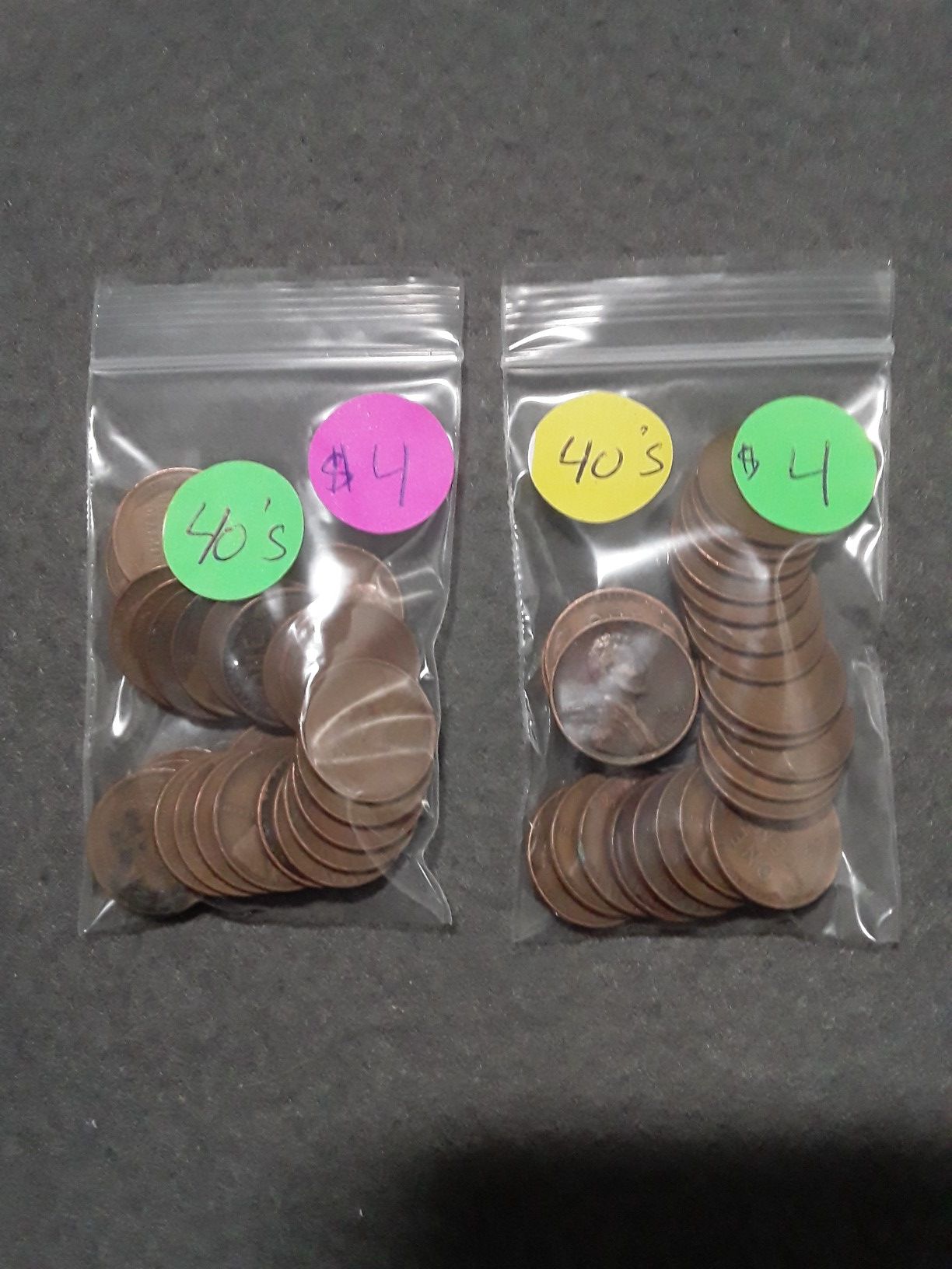 1940's wheat pennies grab bags