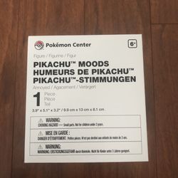 Pikachu Moods Figure Collection Brand New