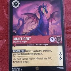 Disney Lorcana Fabled - Maleficent - Monstrous Dragon - 108/204