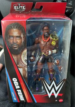 Mattel WWE Elite Series 121 Oba Femi Action Figure with Championship Belt