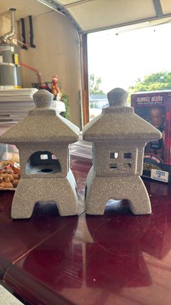 Brand: qiuqiu qiuqiu Japanese Style Outdoor Zen Garden Pagoda Garden Sculpture, Palace Lantern Crafts Lawn Ornament