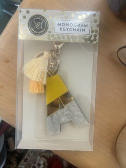 Monogram Keychain 