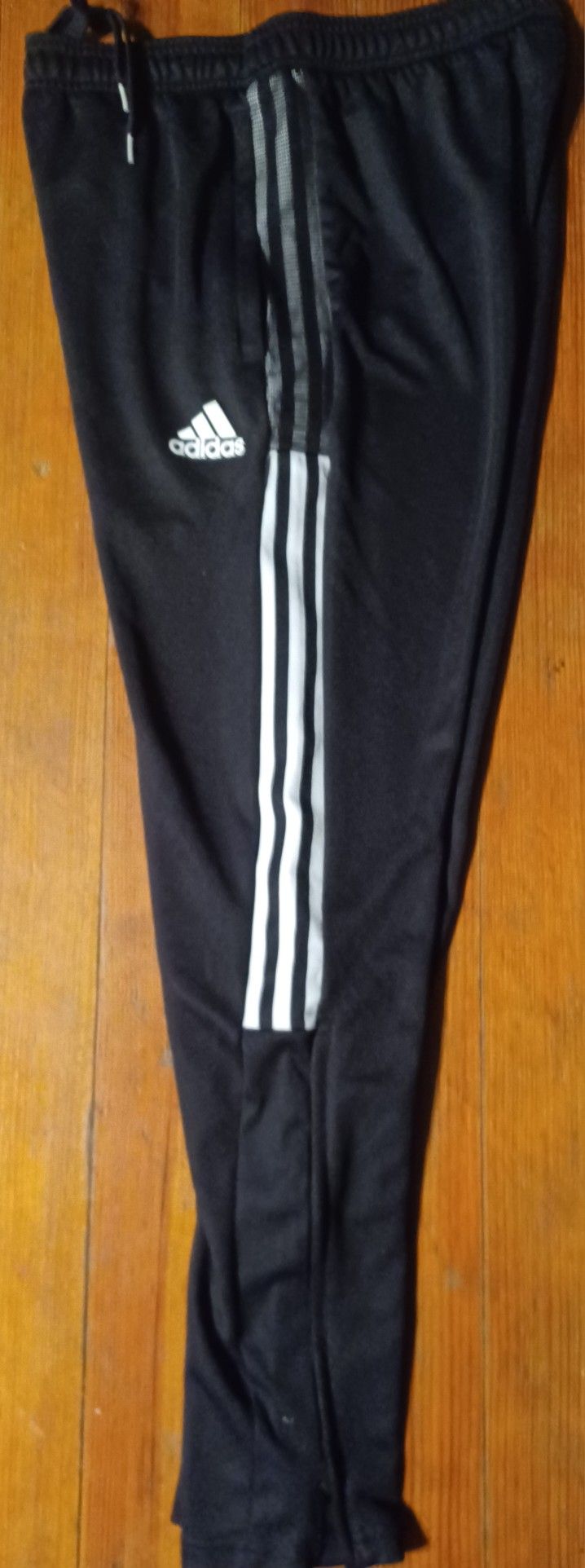 Adidas Mens Size Medium Workout Running 3 Stripe Pocket