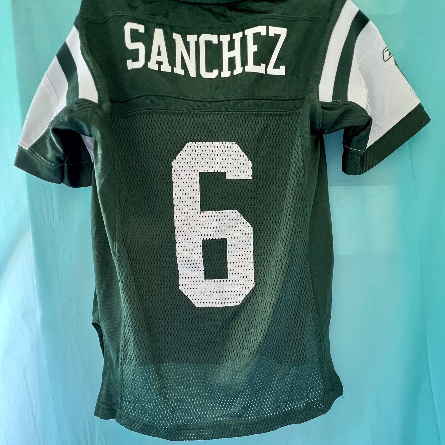 New York Jets Mark Sanchez Reebok Onfield Football Jersey 