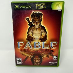 Fable Xbox PREOWNED COMPLETE CIB TESTED