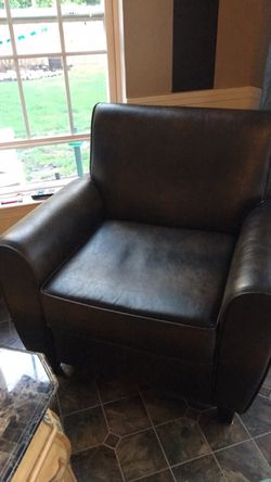 Brown leather Chair