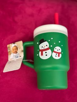 Infantino My 1st Tumbler Straw Cup with Handle, 9oz, Snowman