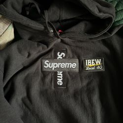 Supreme Cross Box Logo Hoodie 