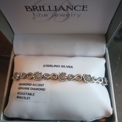 Brilliance Sterling Silver Bracelet 